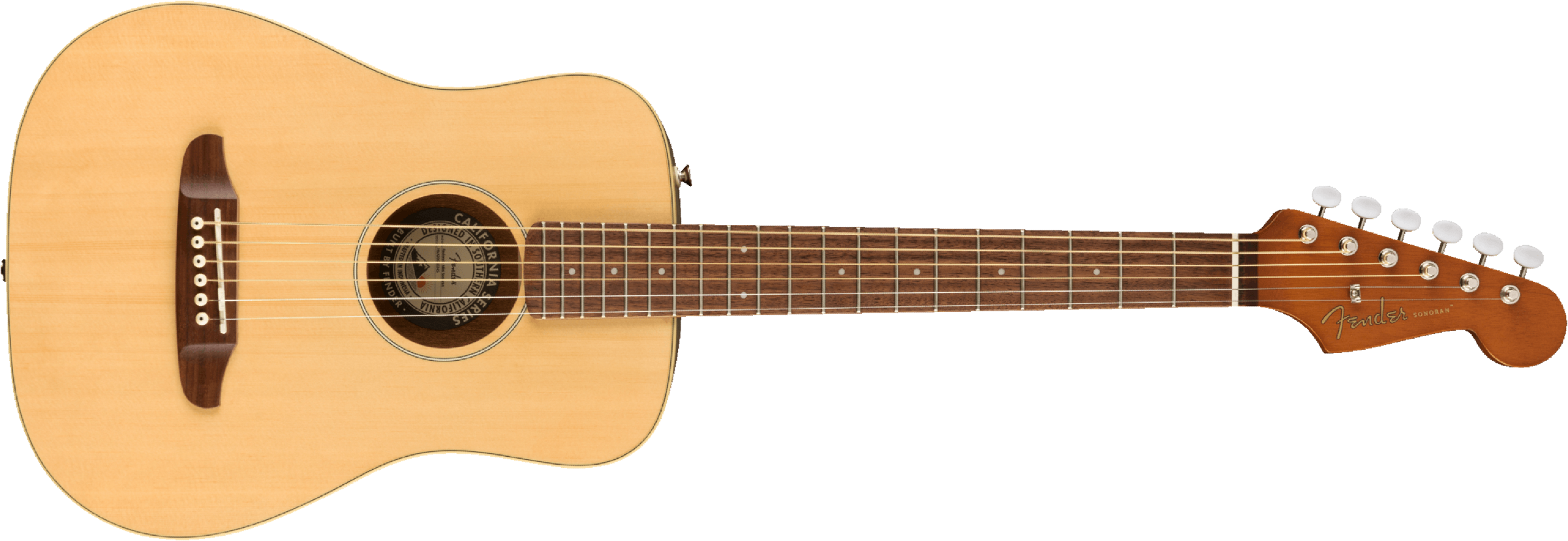 Fender Redondo Mini Dreadnought Epicea Acajou Pf - Naturel - Guitare Acoustique Voyage - Main picture