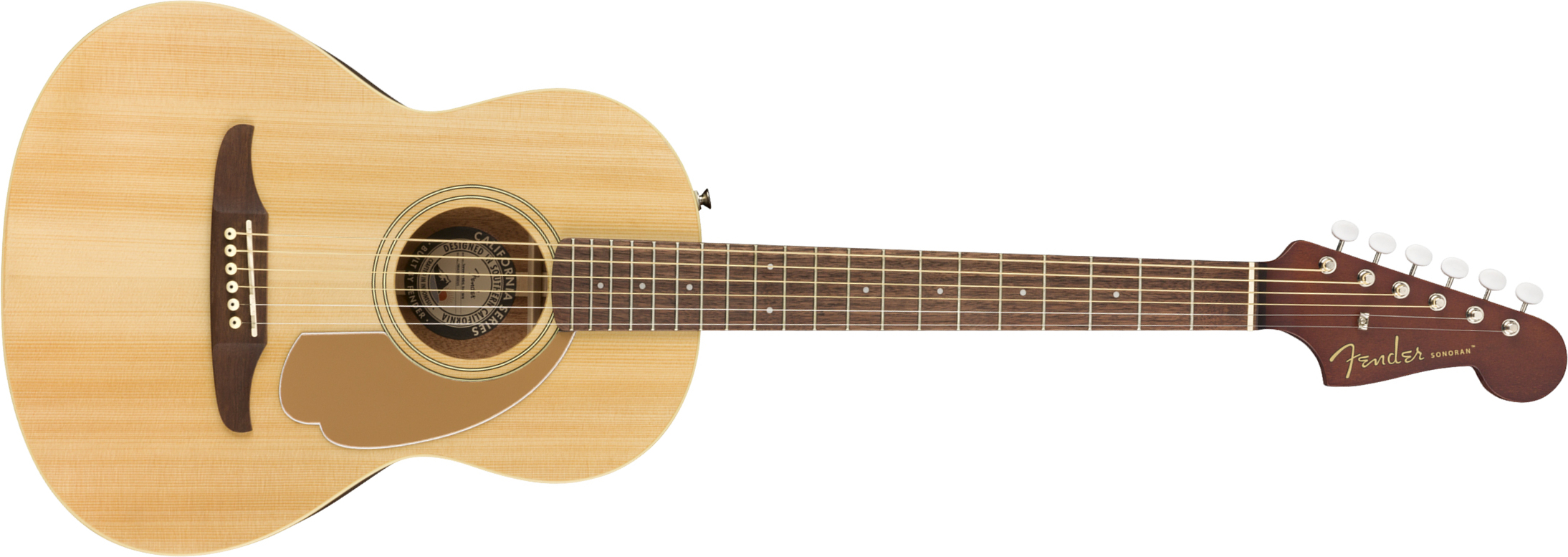 Fender Sonoran Mini Epicea Sapele Wal - Natural Satin - Guitare Acoustique Voyage - Main picture