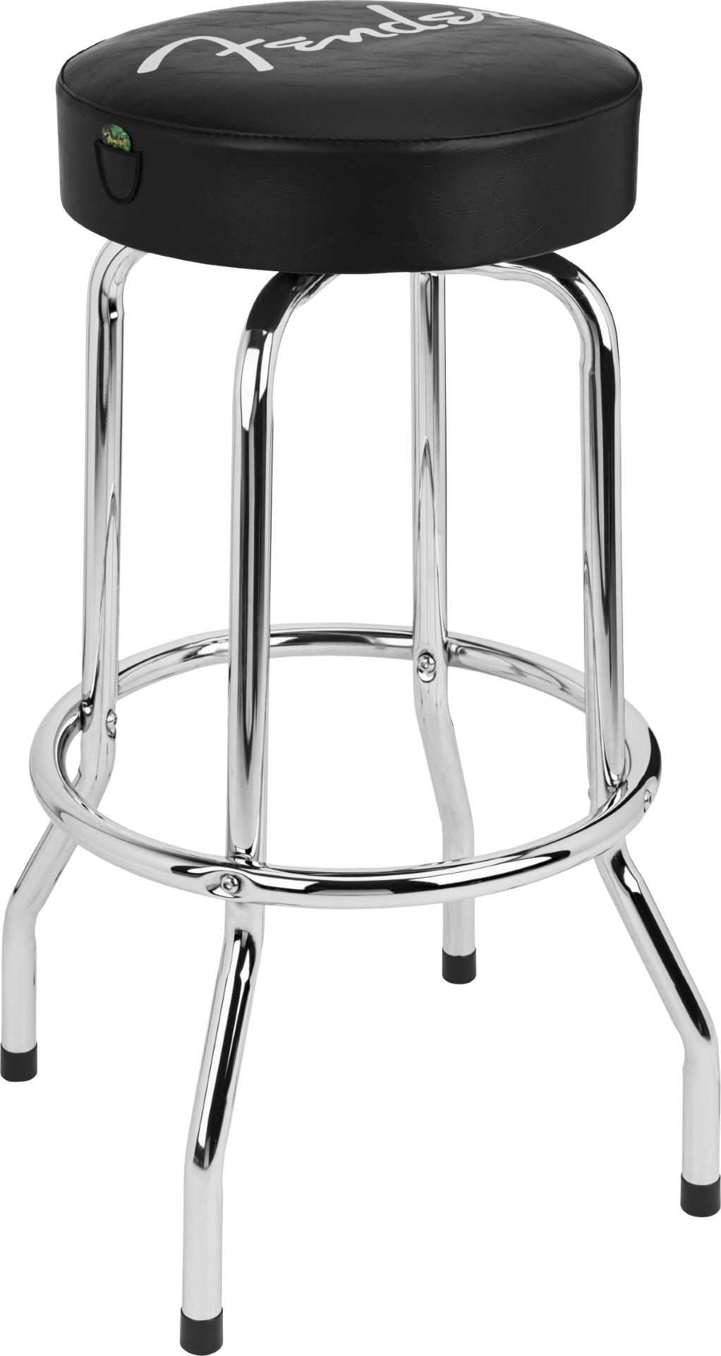 Fender Spaghetti Logo Pick Pouch Barstool Noir - Tabouret Bar Stool - Main picture