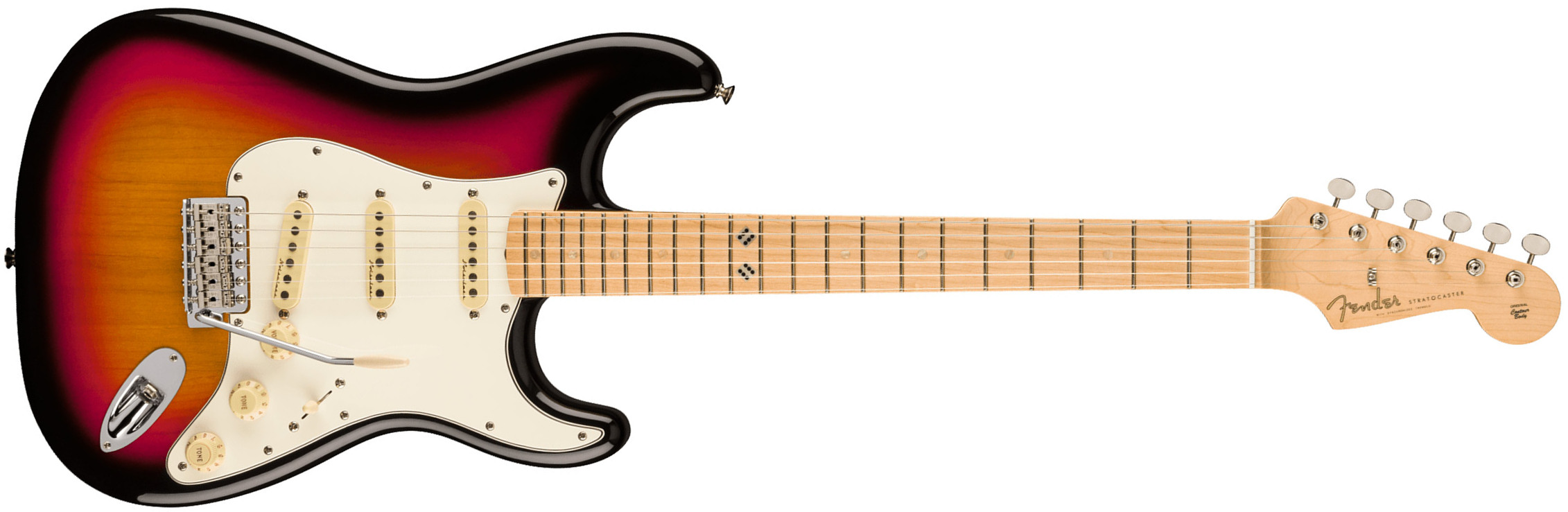 Guitare électrique forme str Fender Steve Lacy People Pleaser Stratocaster (MEX, MN) - Chaos burst