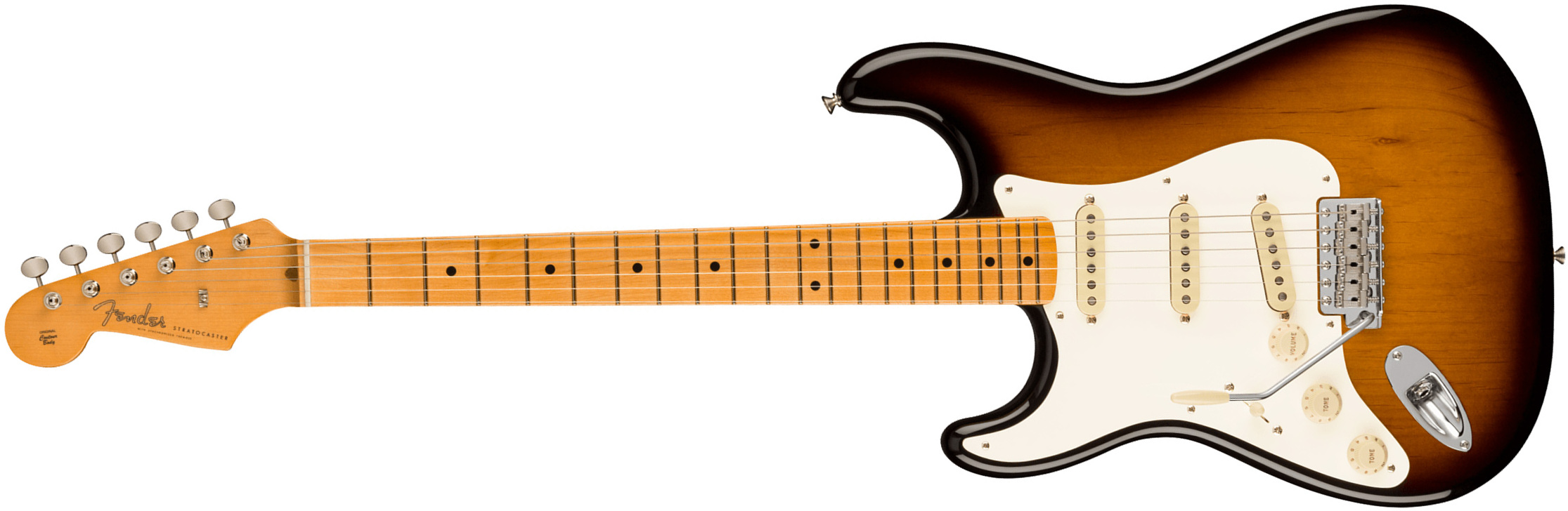 Fender Strat 1957 American Vintage Ii Lh Gaucher Usa 3s Trem Mn - 2-color Sunburst - Guitare Électrique Gaucher - Main picture