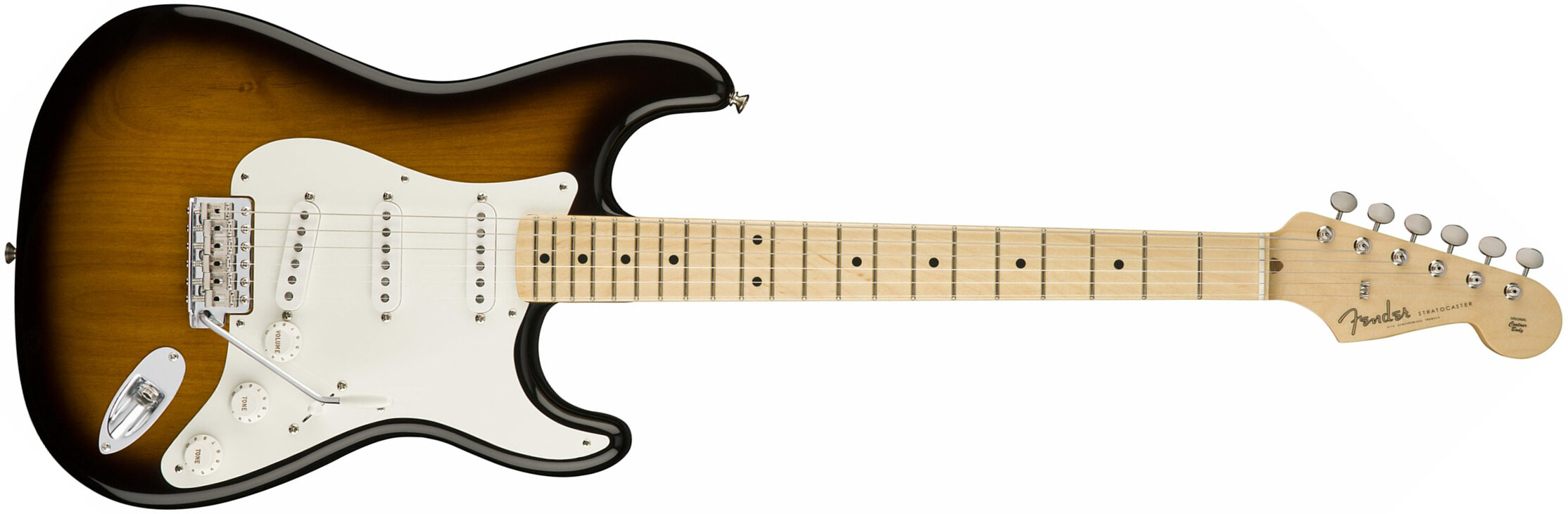 Fender Strat '50s American Original Usa Sss Mn - 2-color Sunburst - Guitare Électrique Forme Str - Main picture