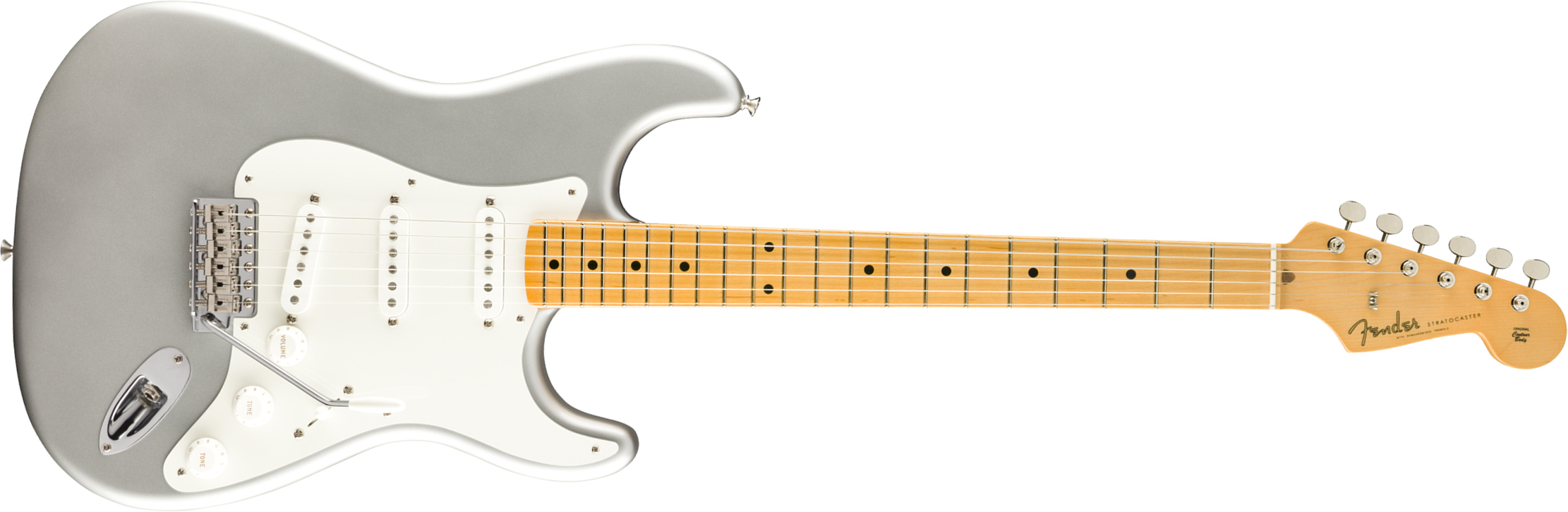 Fender Strat '50s American Original Usa Sss Mn - Inca Silver - Guitare Électrique Forme Str - Main picture