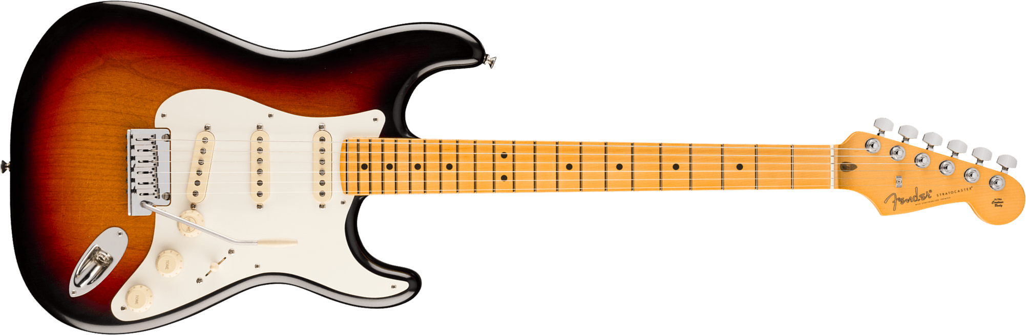 Fender Strat 50s American Ultra Luxe Usa 3s Trem Mn - 3-color Sunburst - Guitare Électrique Forme Str - Main picture