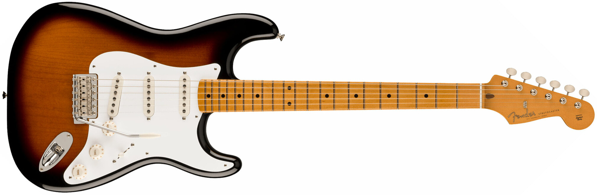 Fender Strat 50s Vintera 2 Mex 3s Trem Mn - 2-color Sunburst - Guitare Électrique Forme Str - Main picture