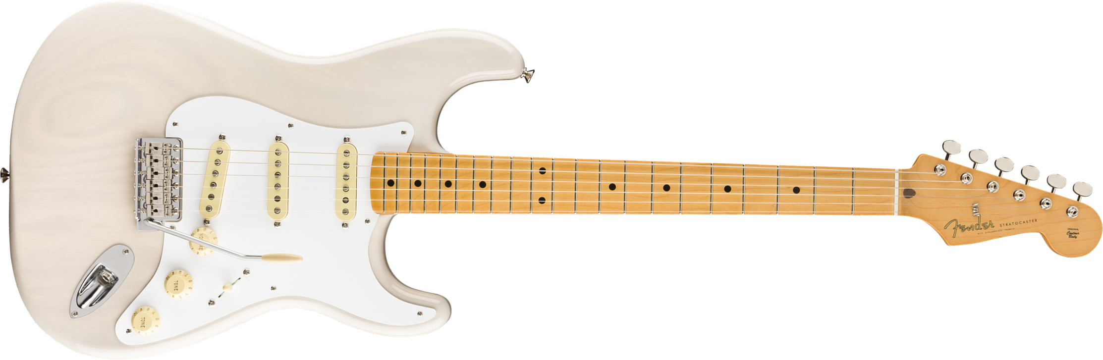 Fender Strat 50s Vintera Vintage Mex Mn - White Blonde - Guitare Électrique Forme Str - Main picture