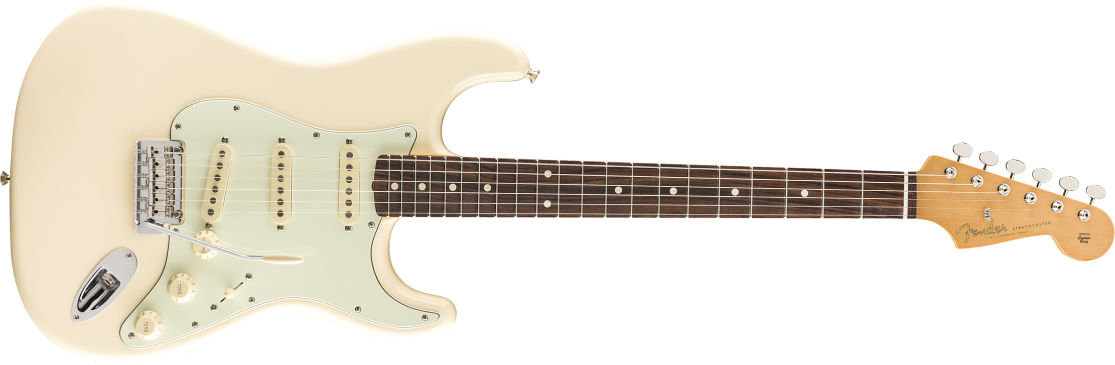 Fender Strat 60s Vintera Modified Mex Mn - Olympic White - Guitare Électrique Forme Str - Main picture
