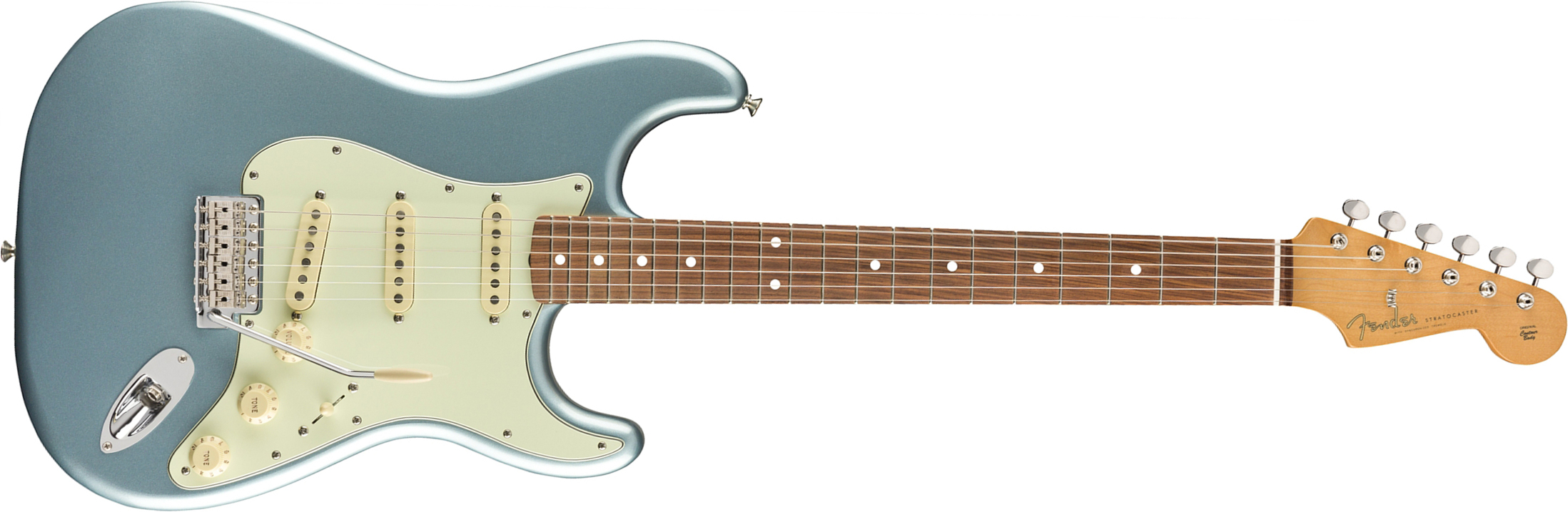Fender Strat 60s Vintera Vintage Mex Pf - Ice Blue Metallic - Guitare Électrique Forme Str - Main picture