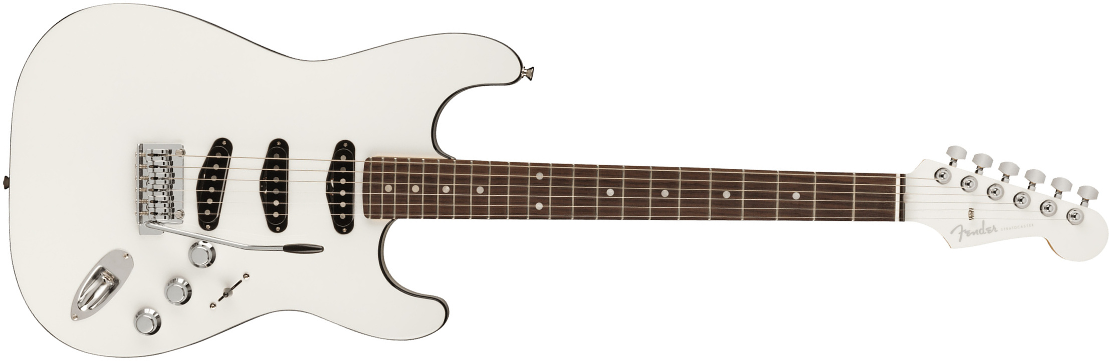 Fender Strat Aerodyne Special Jap 3s Trem Rw - Bright White - Guitare Électrique Forme Str - Main picture