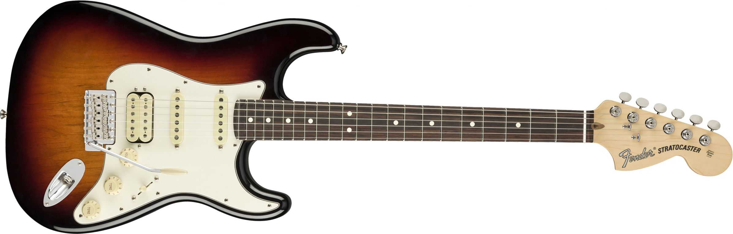 Fender Strat American Performer Usa Hss Rw - 3 Color Sunburst - Guitare Électrique Forme Str - Main picture