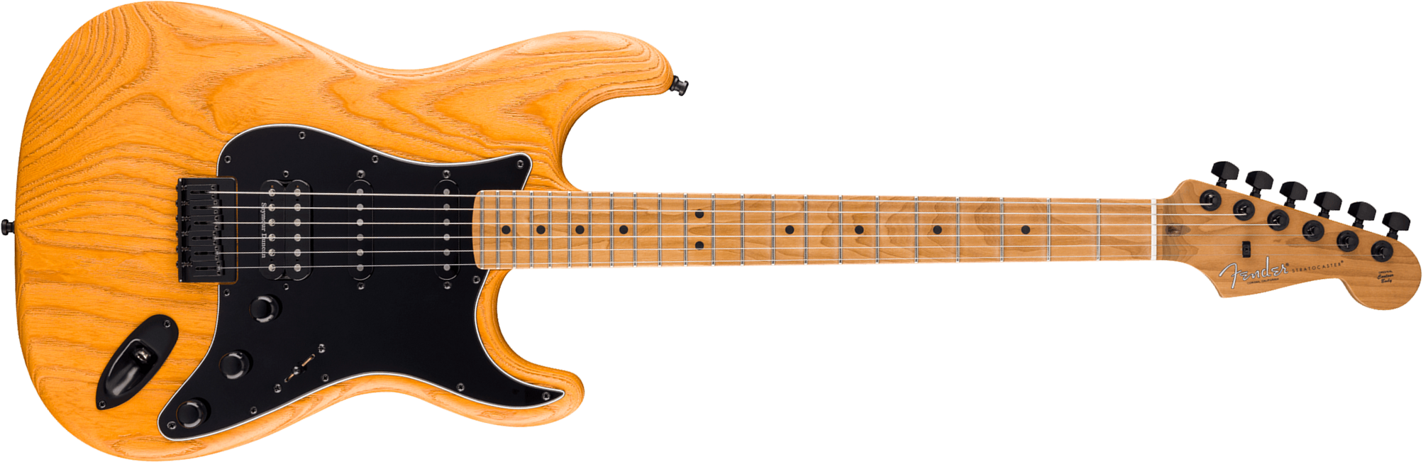 Fender Strat American Pro Ii Hss Ht Ltd Usa Seymour Duncan Ht Eb - Aged Natural - Guitare Électrique Forme Str - Main picture
