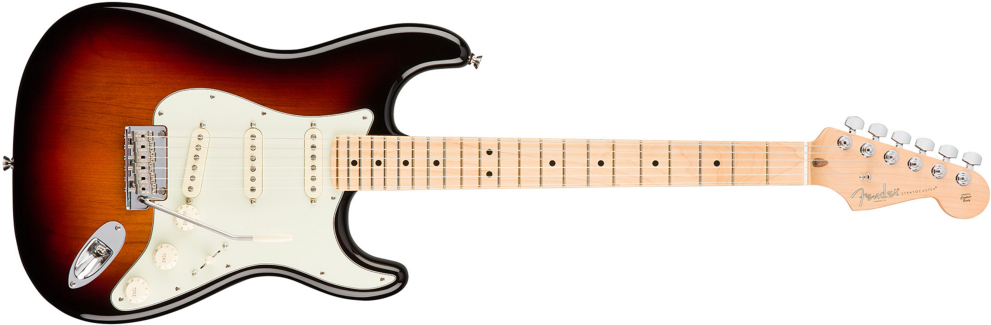 Fender Strat American Professional 2017 3s Usa Mn - 3-color Sunburst - Guitare Électrique Forme Str - Main picture