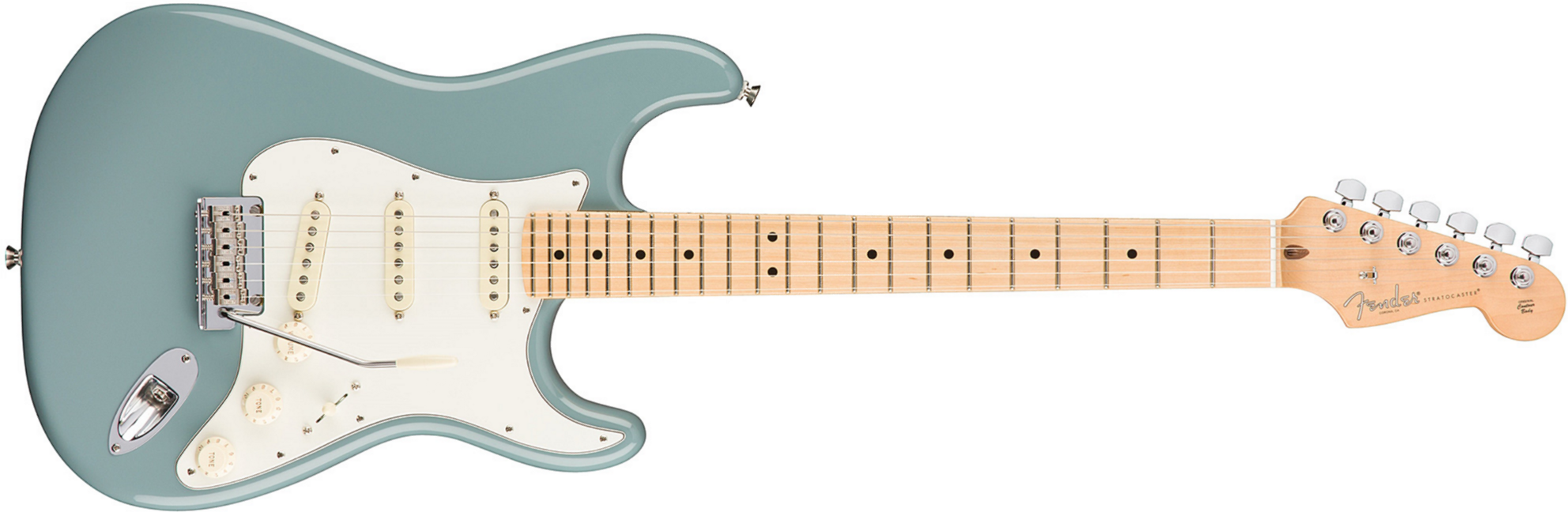 Fender Strat American Professional 2017 3s Usa Mn - Sonic Grey - Guitare Électrique Forme Str - Main picture