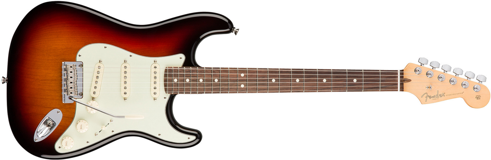 Fender Strat American Professional 2017 3s Usa Rw - 3-color Sunburst - Guitare Électrique Forme Str - Main picture
