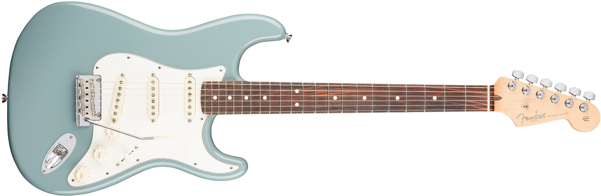 Fender Strat American Professional 2017 3s Usa Rw - Sonic Grey - Guitare Électrique Forme Str - Main picture