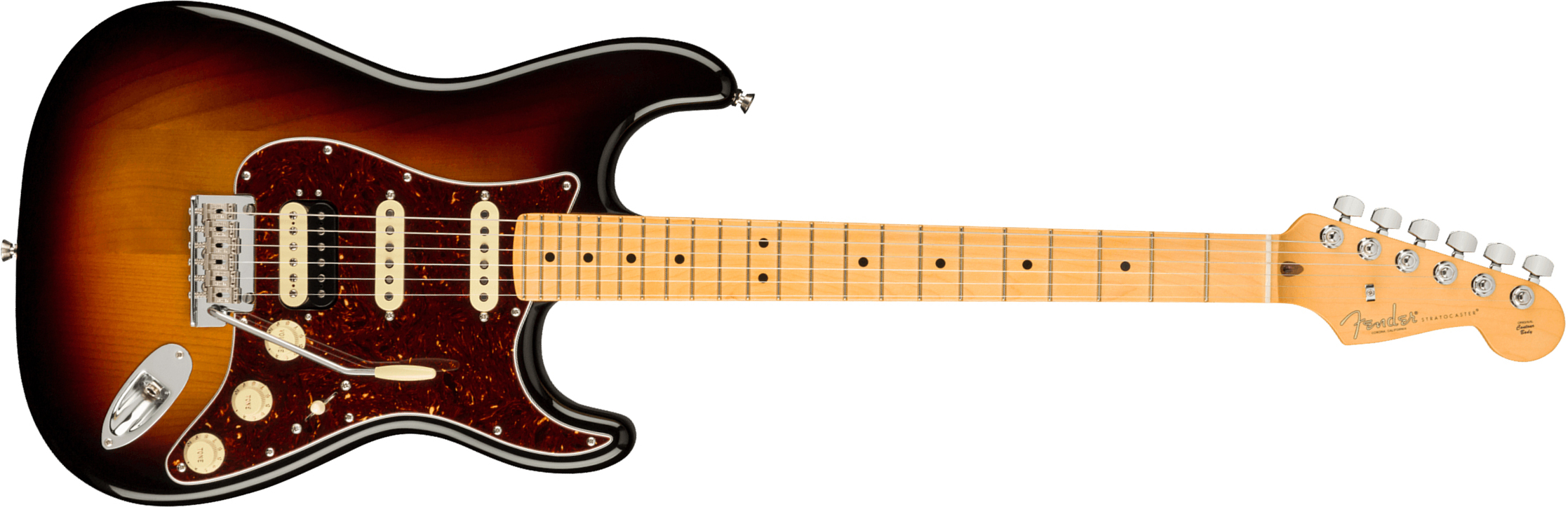 Fender Strat American Professional Ii Hss Usa Mn - 3-color Sunburst - Guitare Électrique Forme Str - Main picture