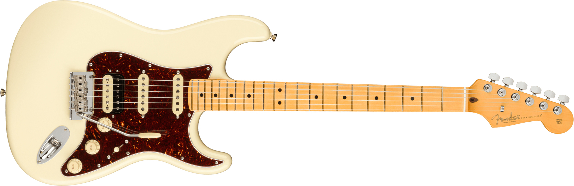 Fender Strat American Professional Ii Hss Usa Mn - Olympic White - Guitare Électrique Forme Str - Main picture