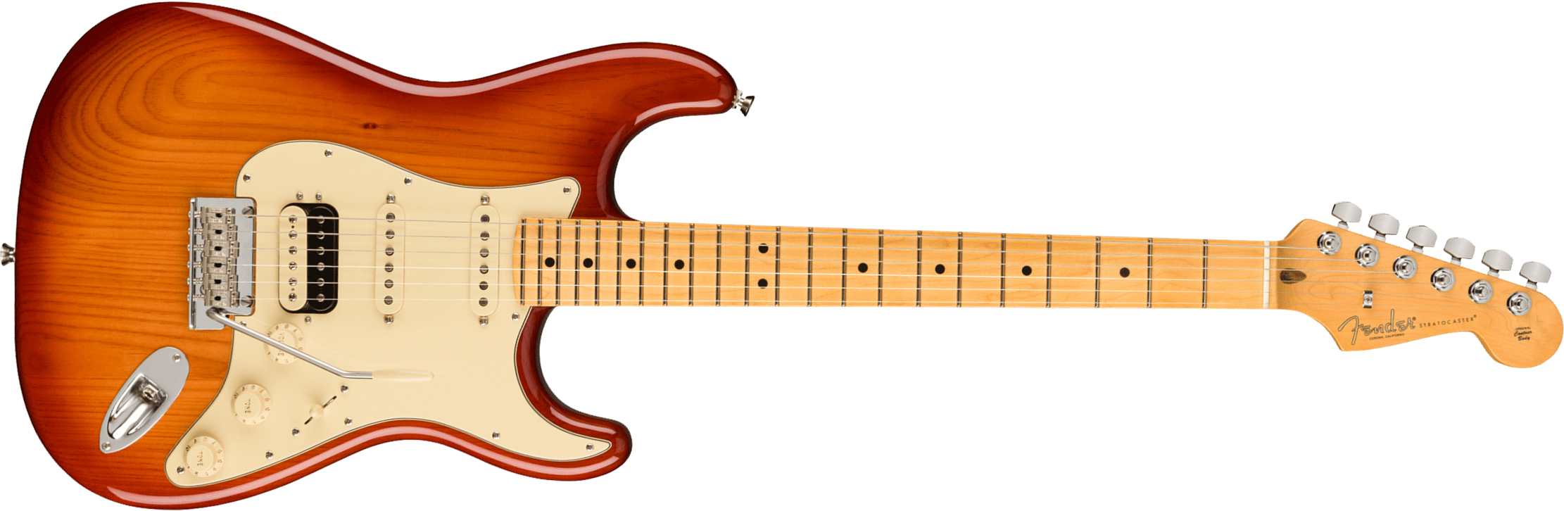 Fender Strat American Professional Ii Hss Usa Mn - Sienna Sunburst - Guitare Électrique Forme Str - Main picture