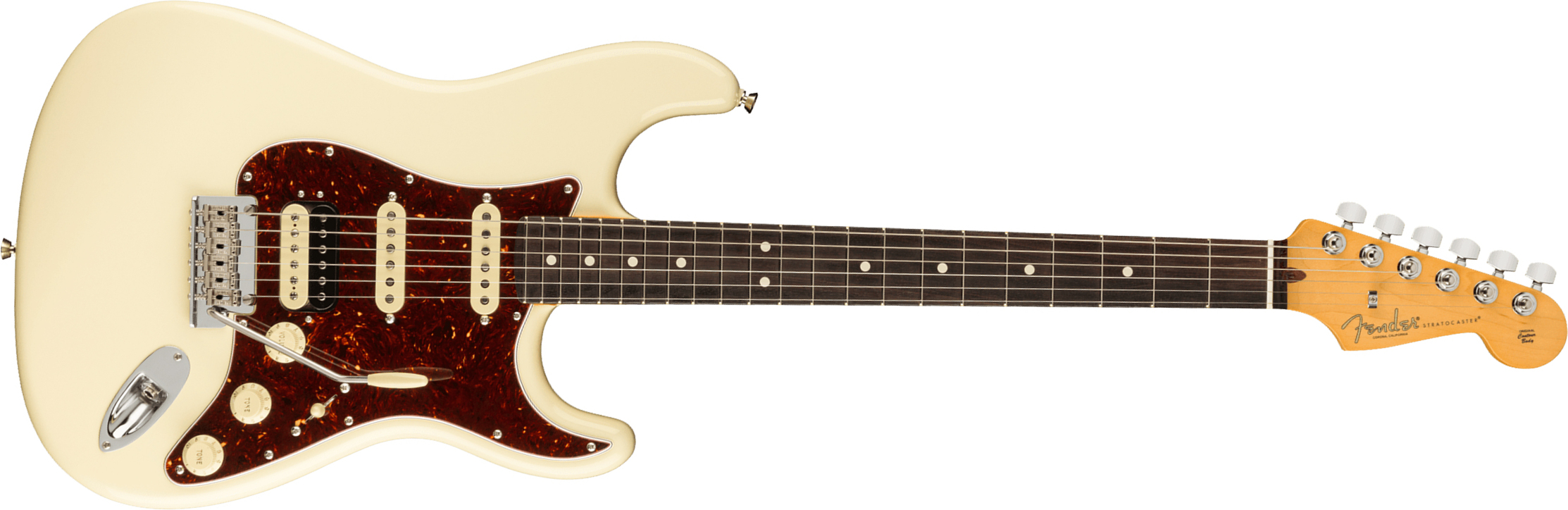 Fender Strat American Professional Ii Hss Usa Rw - Olympic White - Guitare Électrique Forme Str - Main picture