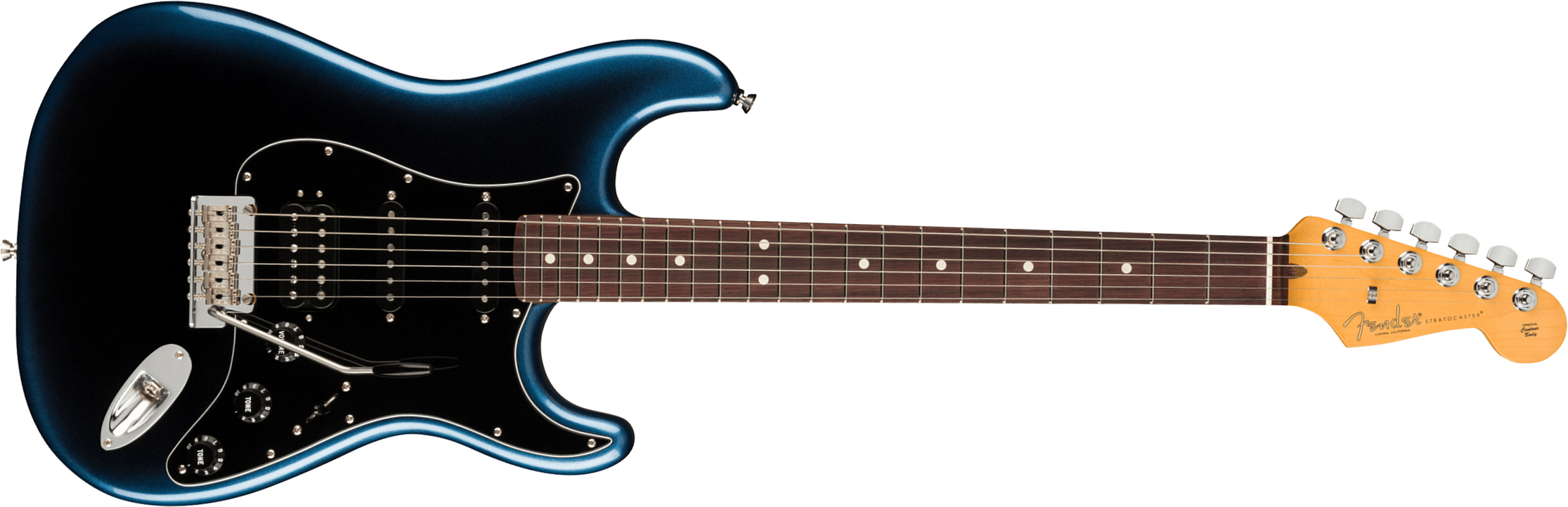 Fender Strat American Professional Ii Hss Usa Rw - Dark Night - Guitare Électrique Forme Str - Main picture
