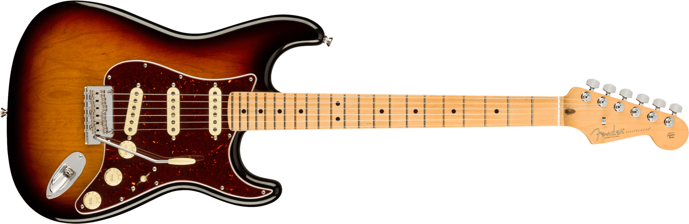 Fender Strat American Professional Ii Usa Mn - 3-color Sunburst - Guitare Électrique Forme Str - Main picture