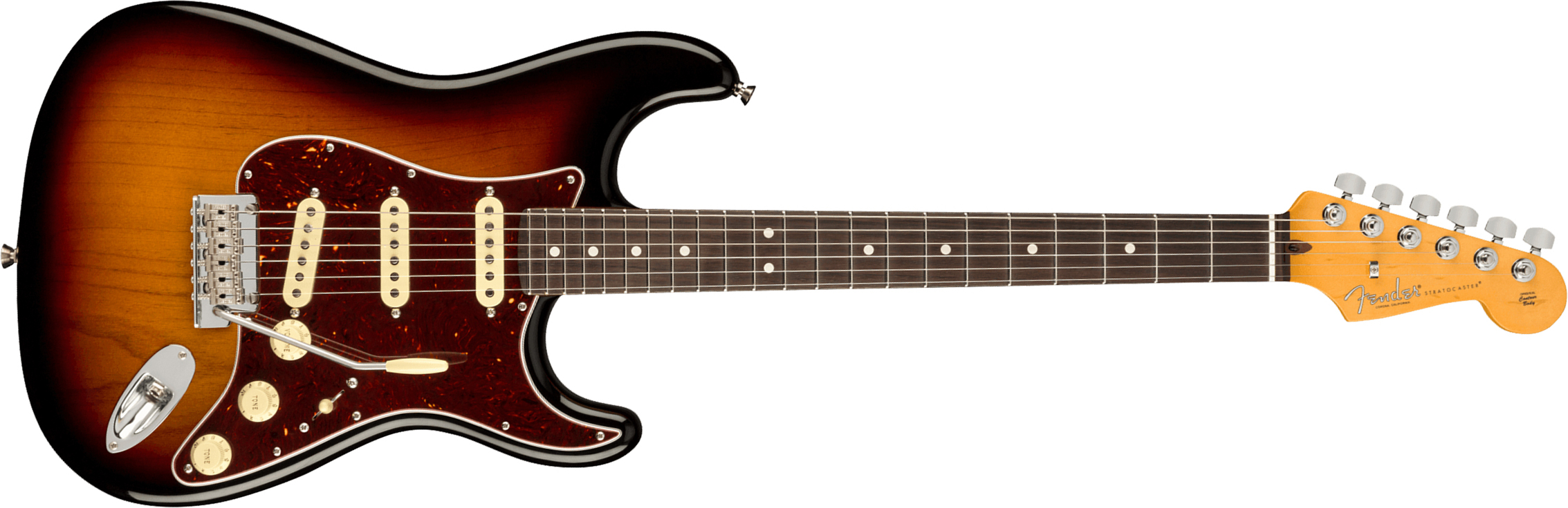 Guitare électrique forme str Fender American Professional II Stratocaster (USA, RW) - 3-color sunburst