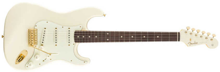 Fender Strat Daybreak Ltd 2019 Japon Gh Rw - Olympic White - Guitare Électrique Forme Str - Main picture