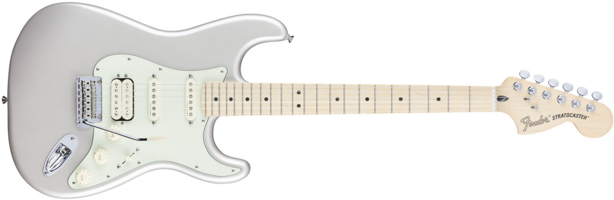Fender Strat Deluxe Hss Mex Mn 2016 - Blizzard - Guitare Électrique Forme Str - Main picture
