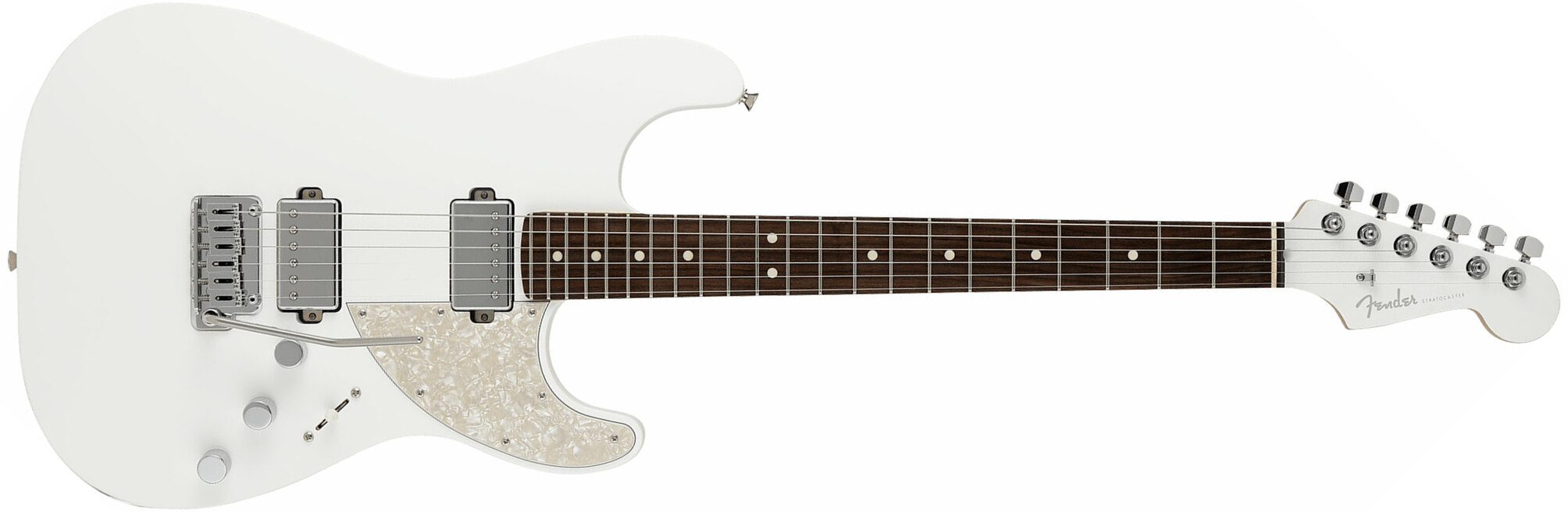 Fender Strat Elemental Mij Jap 2h Trem Rw - Nimbus White - Guitare Électrique Forme Str - Main picture