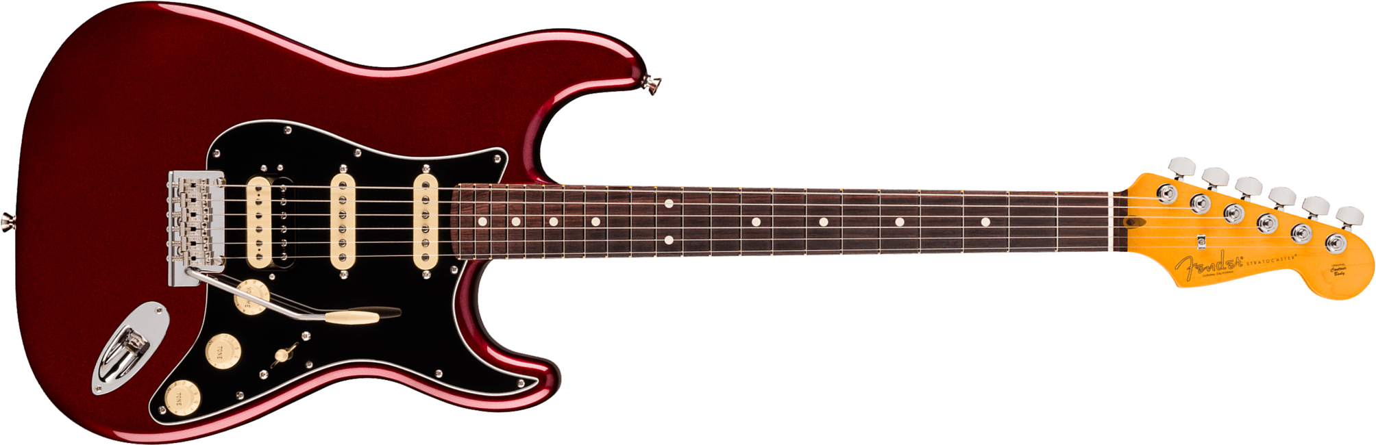 Fender Strat Hss American Pro. Usa Hss Trem Rw - Oxblood - Guitare Électrique Forme Str - Main picture