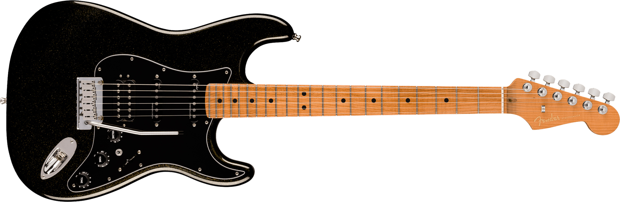 Fender Strat Hss American Ultra Ii Ltd Trem Mn - Gold Dust - Guitare Électrique Forme Str - Main picture