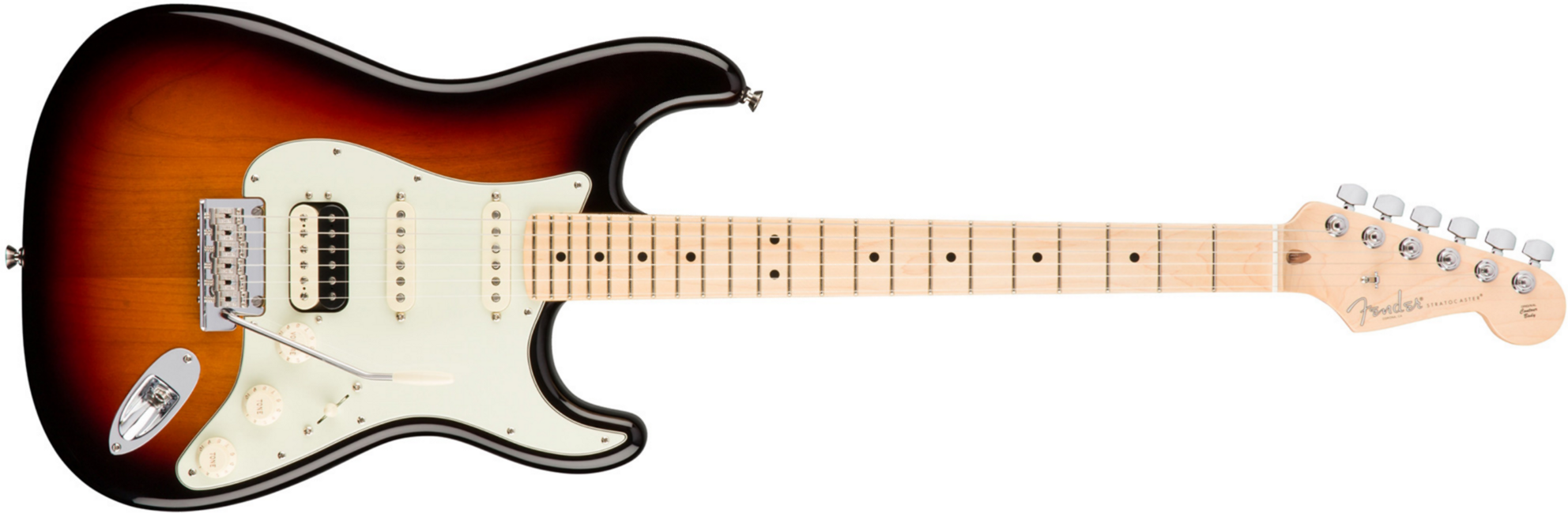 Fender Strat Hss Shawbucker American Professional Usa Mn - 3-color Sunburst - Guitare Électrique Forme Str - Main picture