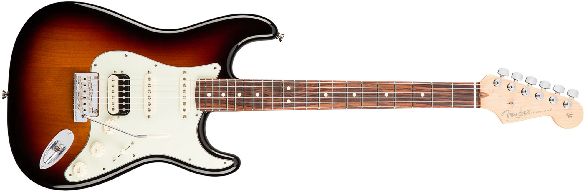 Fender Strat Hss Shawbucker American Professional Usa Rw - 3-color Sunburst - Guitare Électrique Forme Str - Main picture