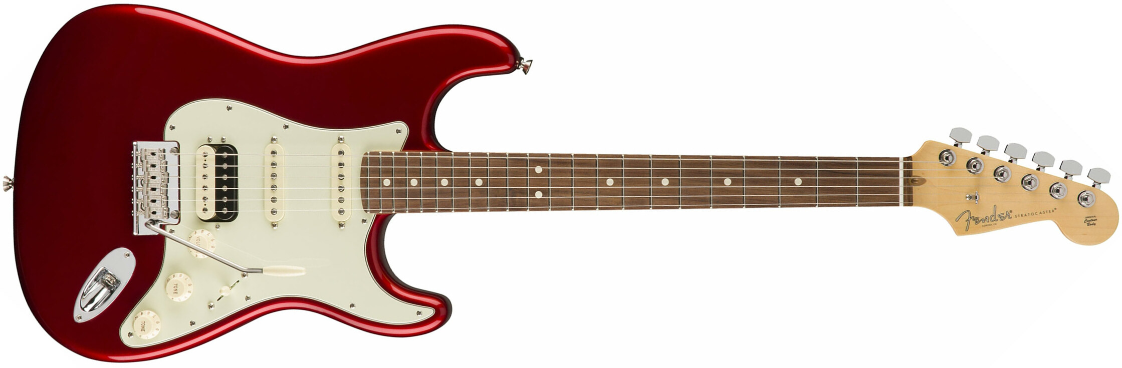Fender Strat Hss Shawbucker American Professional Usa Rw - Candy Apple Red - Guitare Électrique 12 Cordes - Main picture