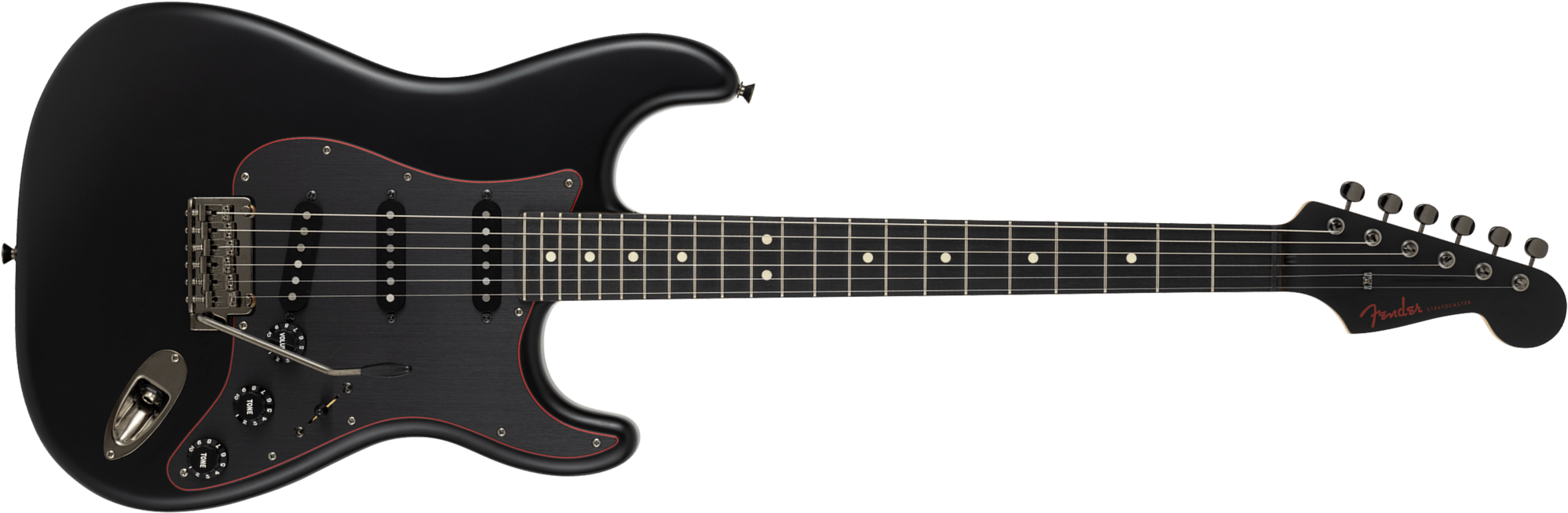 Fender Strat Hybrid Ii Mij Ltd Jap 3s Trem Rw - Black - Guitare Électrique Forme Str - Main picture