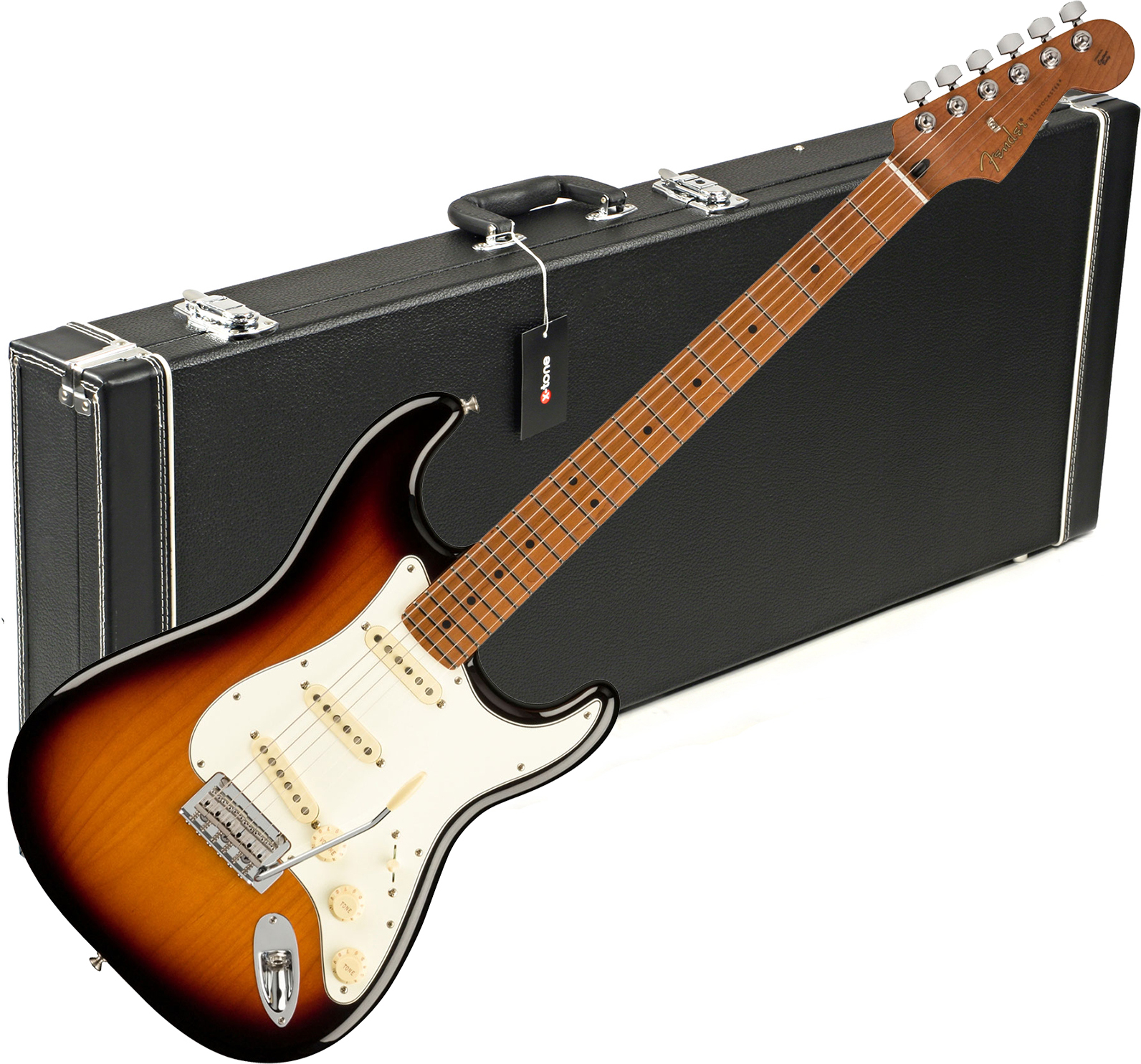 Fender Strat Player 1959 Texas Special Ltd Mex 3s Mn +etui X-tone 1501 - 2-color Sunburst - Pack Guitare Électrique - Main picture
