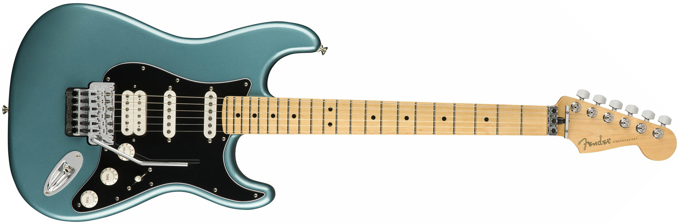 Fender Strat Player Floyd Rose Mex Hss Fr Mn - Tidepool - Guitare Électrique Forme Str - Main picture