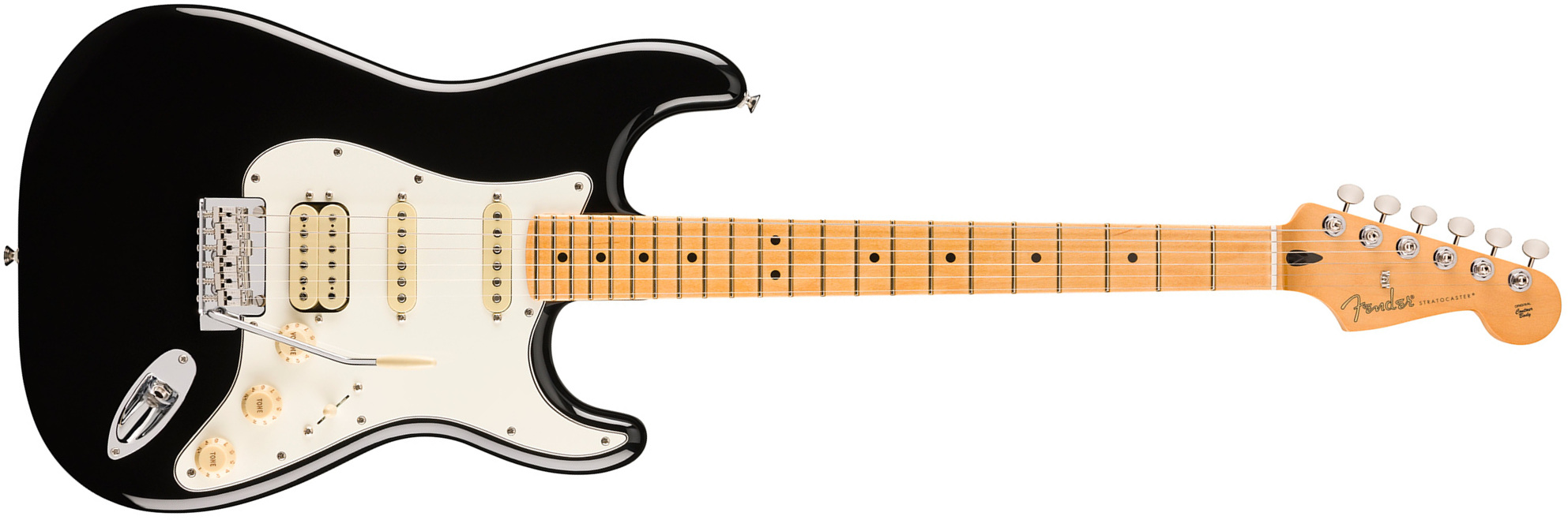 Fender Strat Player Ii Hss Mex Aulne Trem Mn - Black - Guitare Électrique Forme Str - Main picture