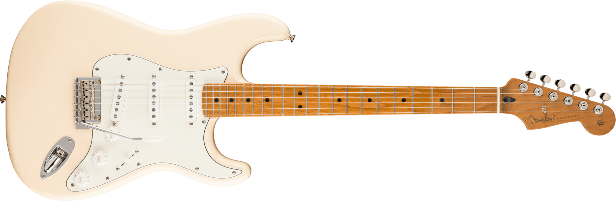 Fender Strat Player Ii Ltd Mex 3s Custom Shop Trem Mn - Olympic White - Guitare Électrique Forme Str - Main picture