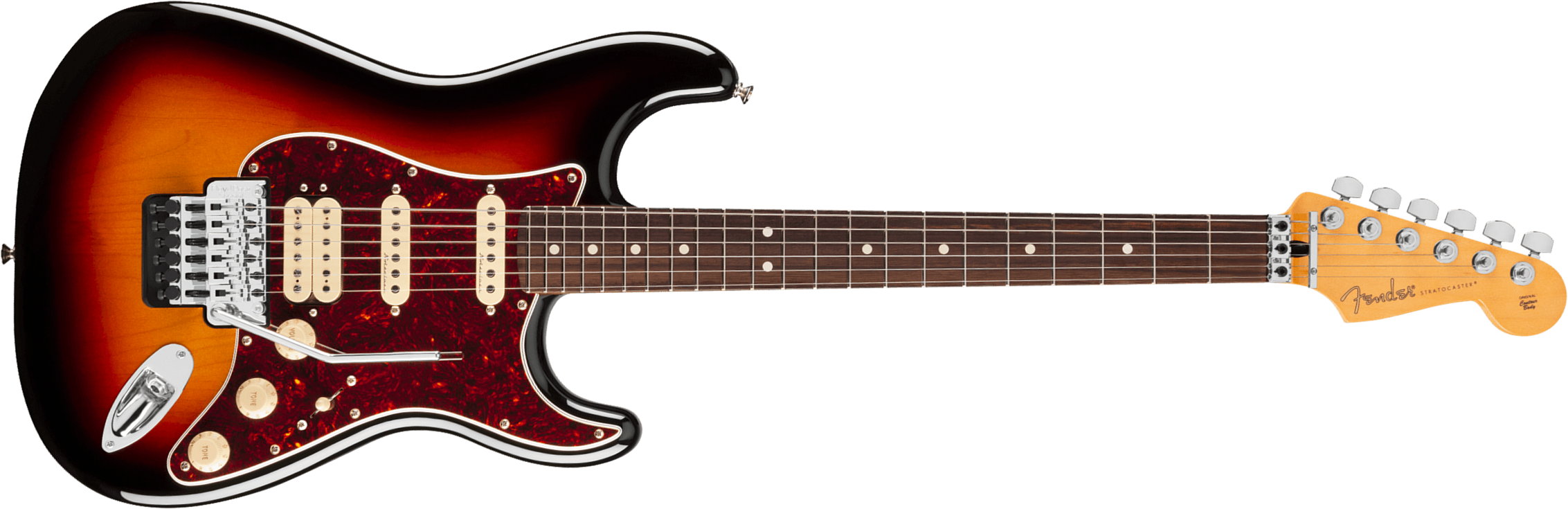 Fender Strat Player Ii Modified Mex Hss Fr Rw - 3-color Sunburst - Guitare Électrique Forme Str - Main picture