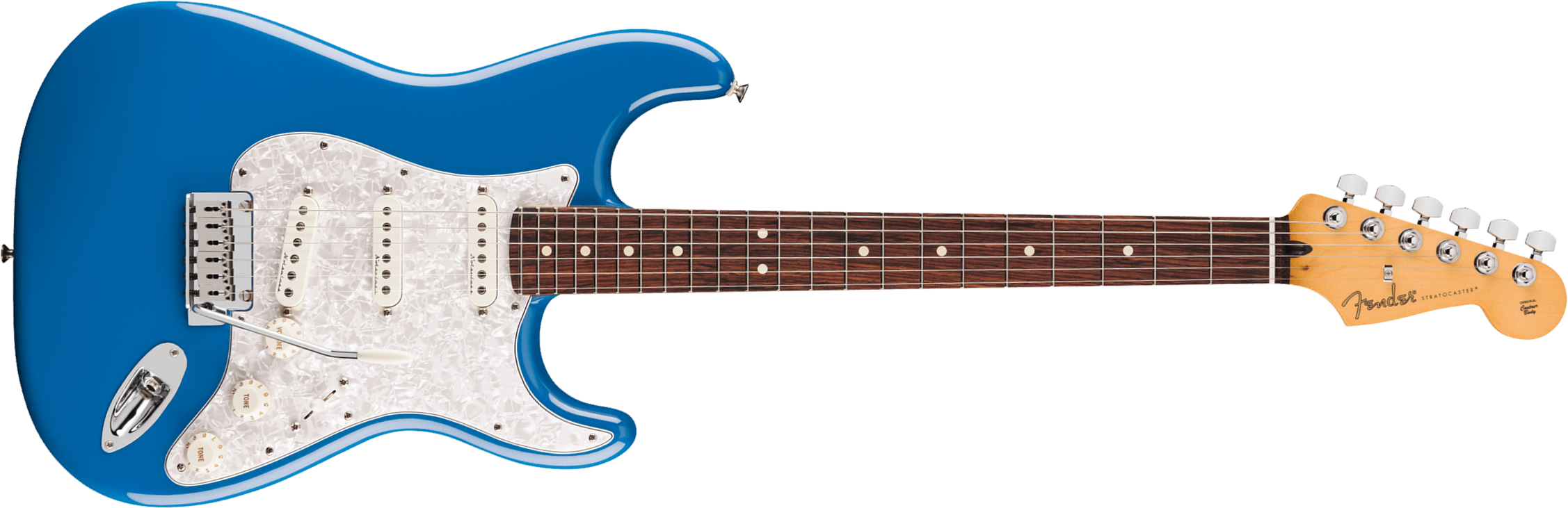 Fender Strat Player Ii Modified Mex 3s Trem Rw - Electric Blue - Guitare Électrique Forme Str - Main picture