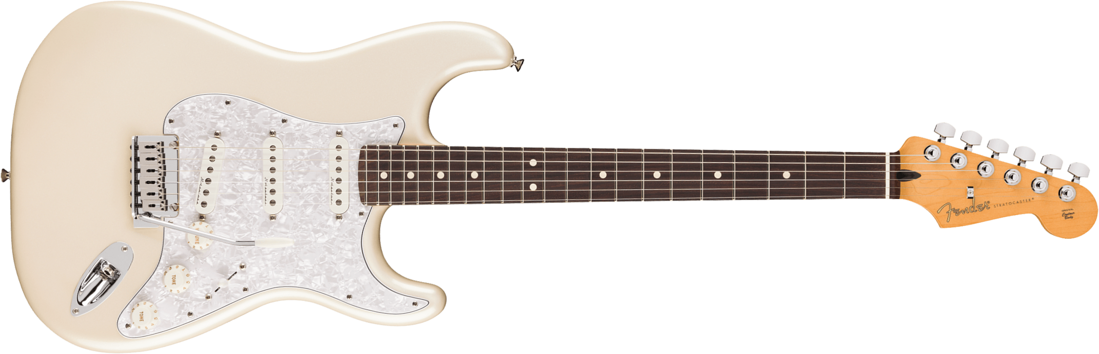 Fender Strat Player Ii Modified Mex 3s Trem Rw - Olympic Pearl - Guitare Électrique Forme Str - Main picture