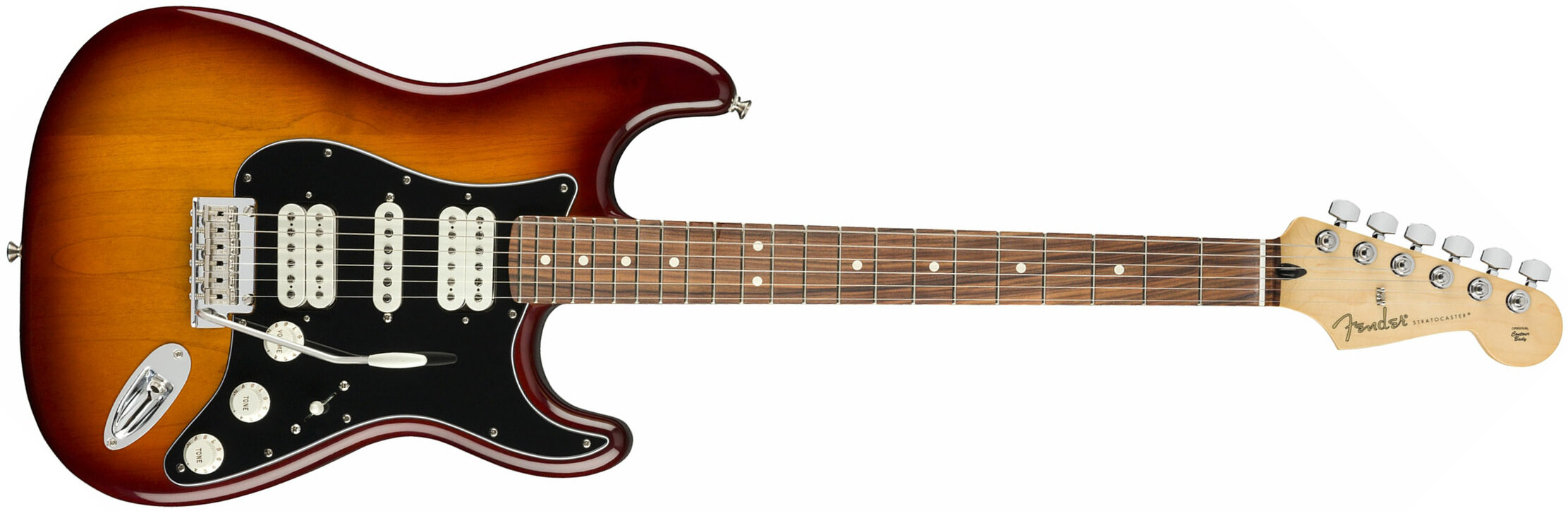 Fender Strat Player Mex Hsh Pf - Tobacco Burst - Guitare Électrique Forme Str - Main picture