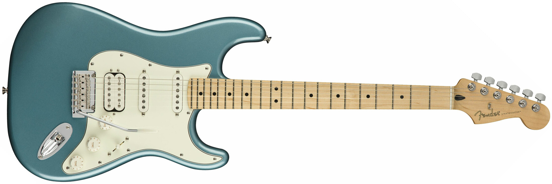 Fender Strat Player Mex Hss Mn - Tidepool - Guitare Électrique Forme Str - Main picture