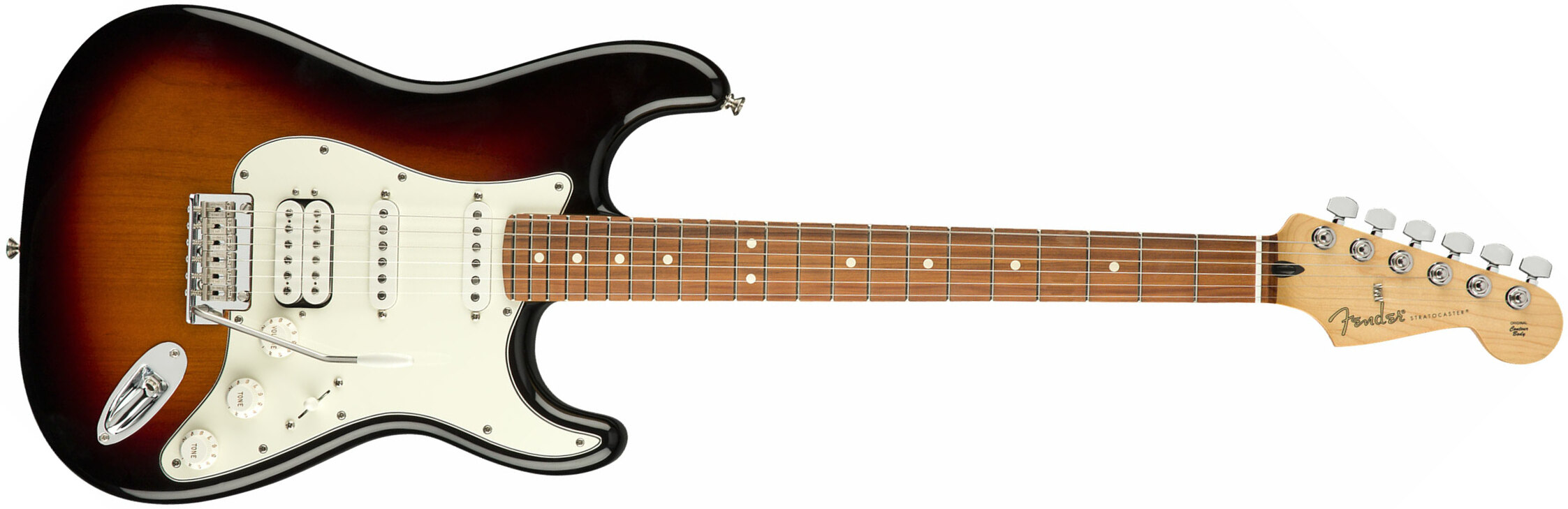 Fender Strat Player Mex Hss Pf - 3-color Sunburst - Guitare Électrique Forme Str - Main picture