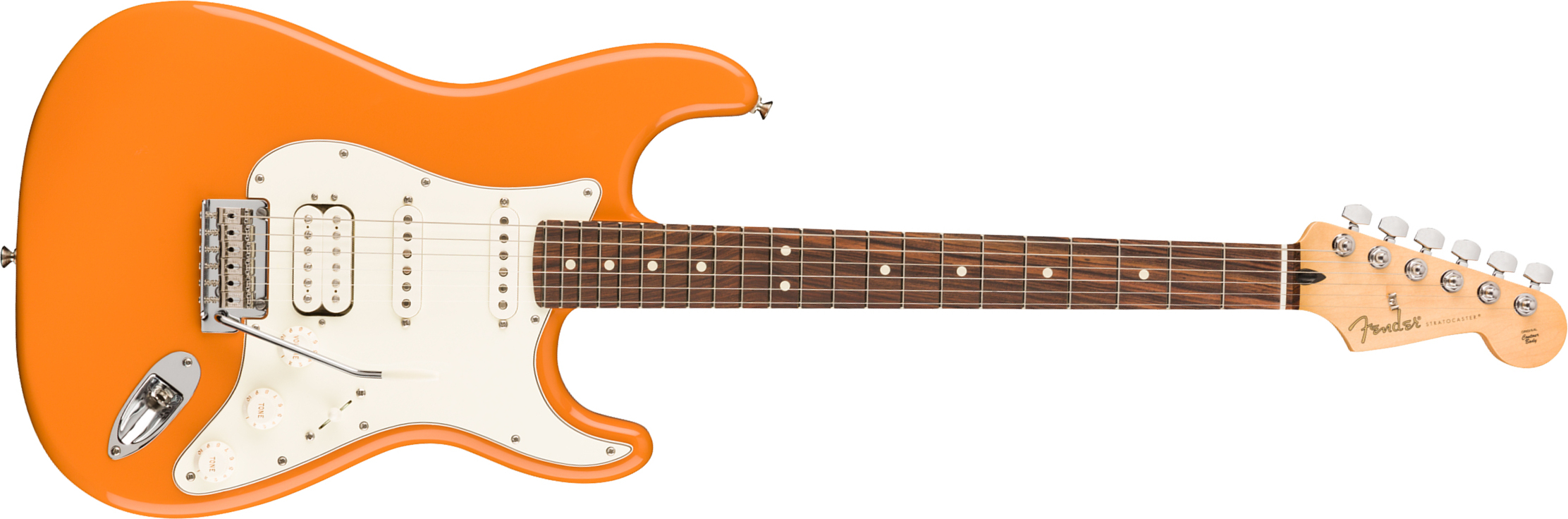 Fender Strat Player Mex Hss Pf - Capri Orange - Guitare Électrique Forme Str - Main picture