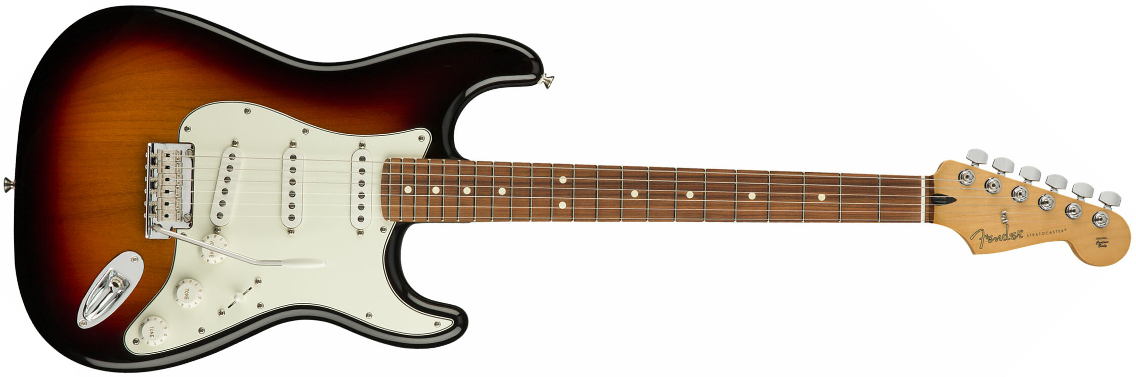 Fender Strat Player Mex Sss Pf - 3-color Sunburst - Guitare Électrique Forme Str - Main picture