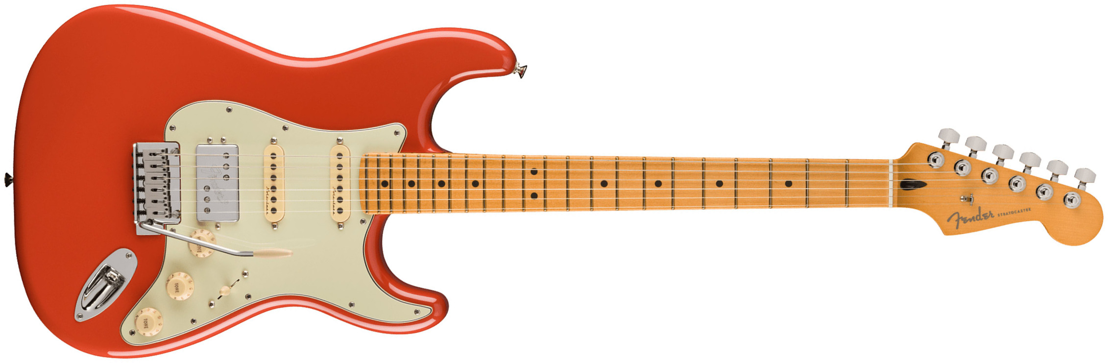 Fender Strat Player Plus Mex 2023 Hss Trem Mn - Fiesta Red - Guitare Électrique Forme Str - Main picture