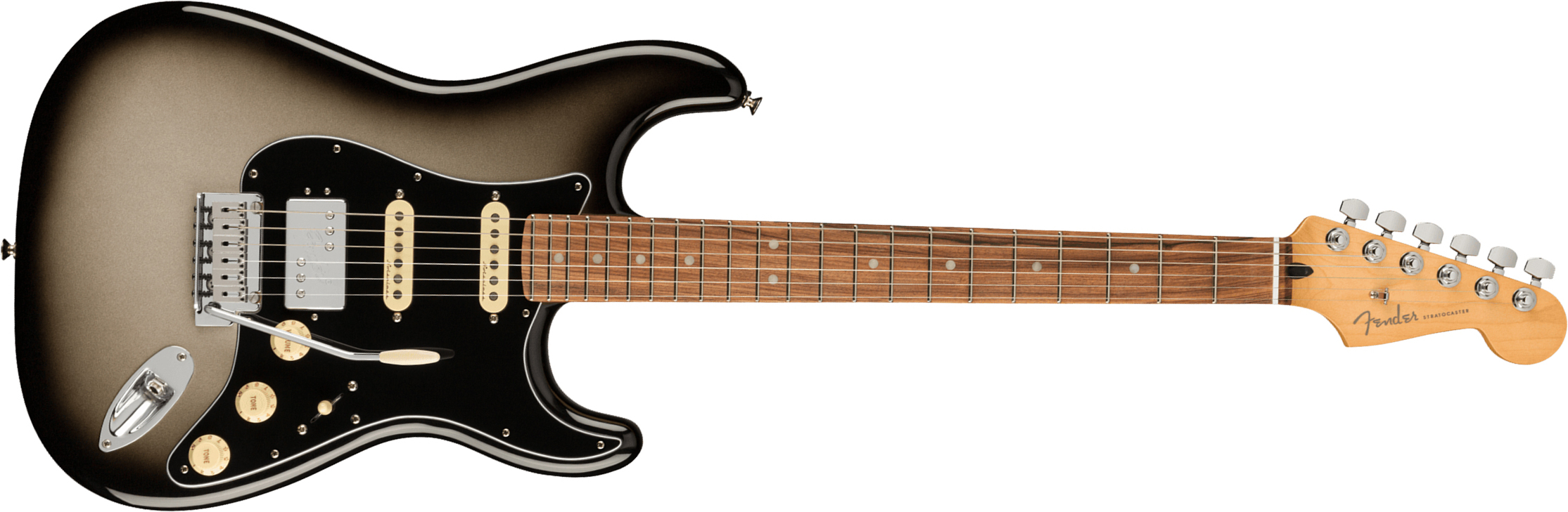 Fender Strat Player Plus Mex Hss Trem Pf - Silverburst - Guitare Électrique Forme Str - Main picture