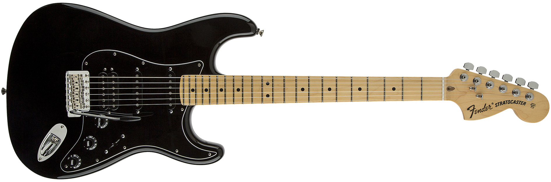 Fender Stratocaster American Special Hss Usa Mn - Black - Guitare Électrique Forme Str - Main picture
